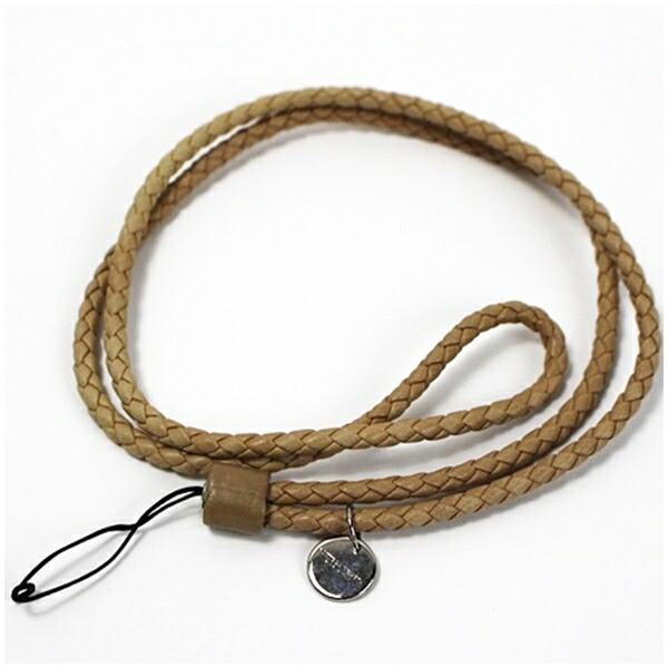 BOTTEGA VENETA ボッテガヴェネタ ロング ネックストラップブラウン