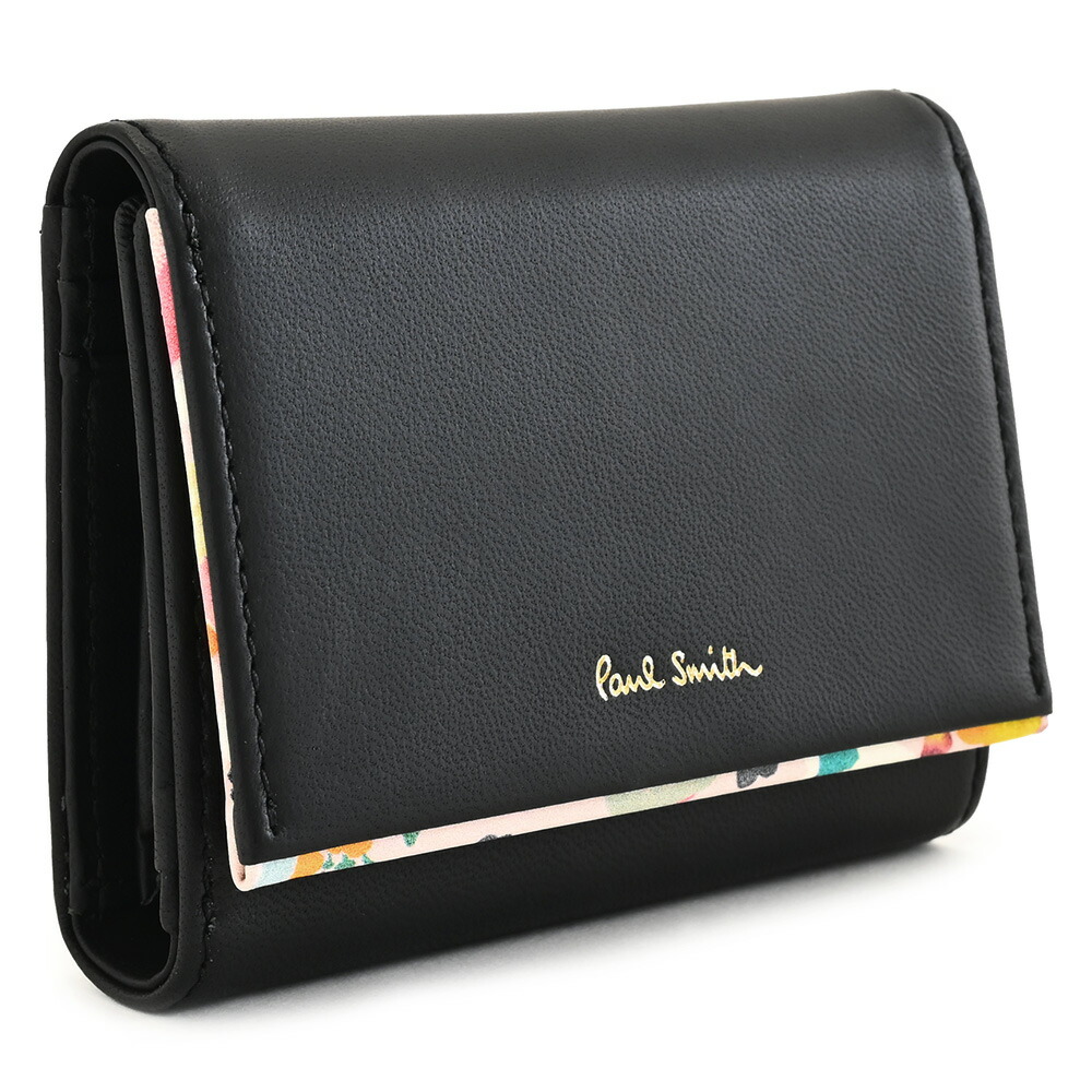 楽天市場】ポールスミス 財布 二つ折り財布 がま口財布 黒(ブラック