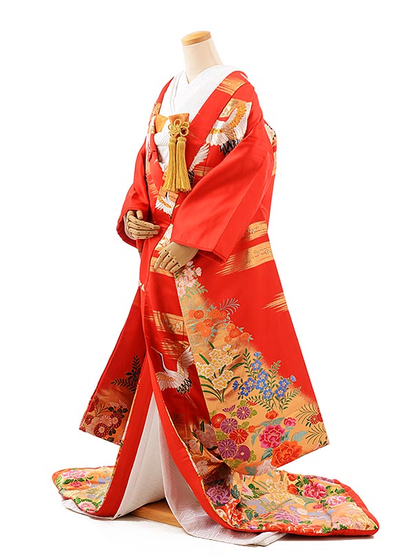 楽天市場】色打掛 着物 神社婚 和装 花嫁衣裳 1AI0990 波に彩松飛鶴