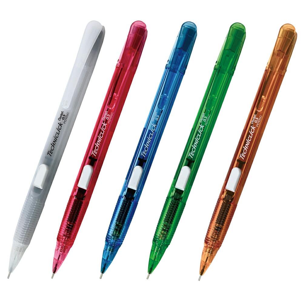 楽天市場】【ぺんてる×キテラ】サイドノックClic シャープペンシル