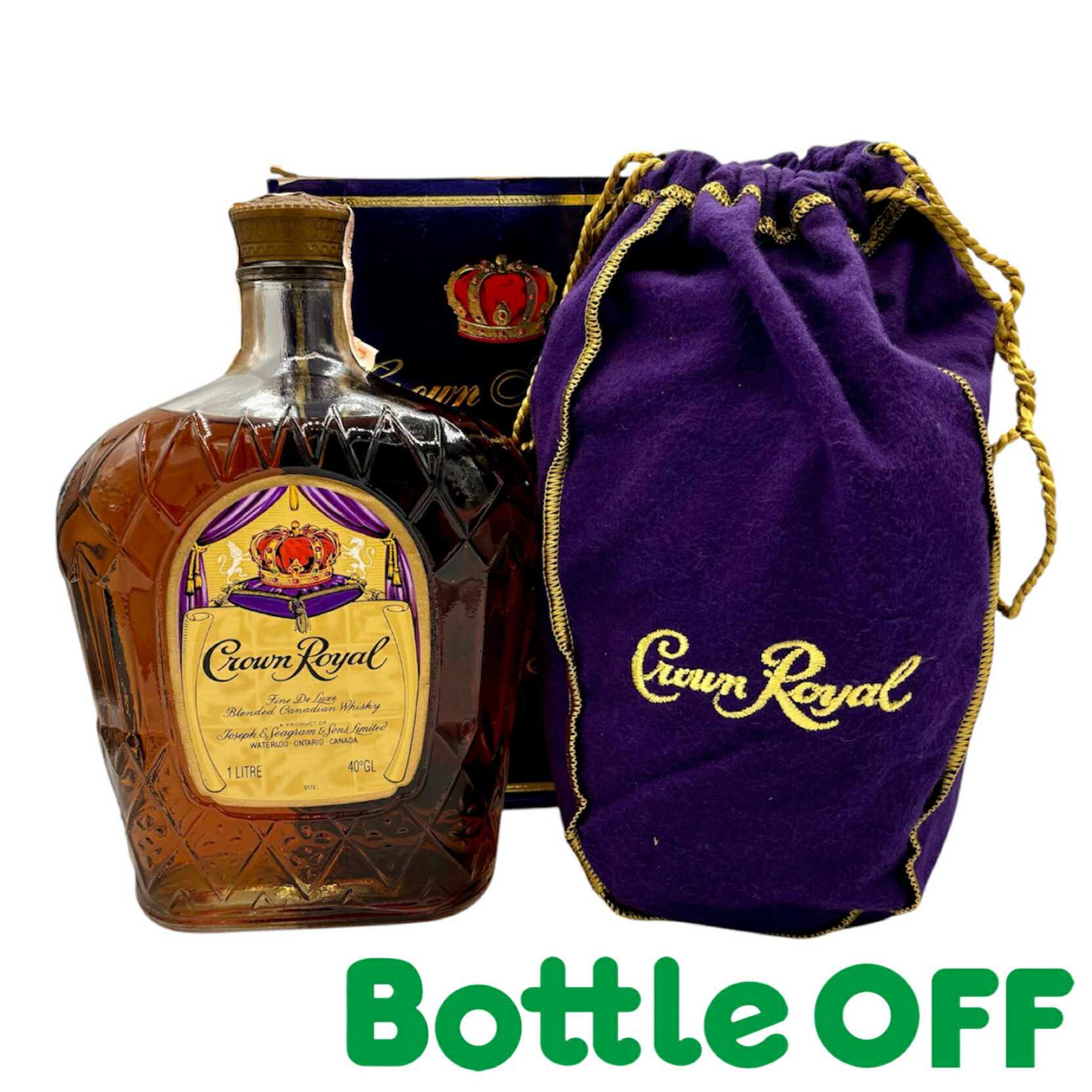 楽天市場】クラウンローヤル ブラック 1000ml 45度 箱付 CROWN ROYAL