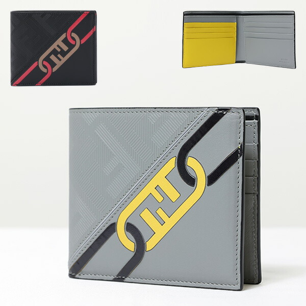 楽天市場】FENDI フェンディ FF Logo Bi-Fold Wallet 二つ折り財布