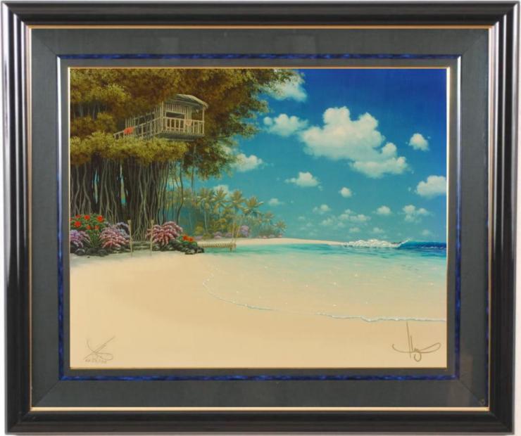 油絵 アルボーグ タイムレスオーシャン91／250 油絵 アルボーグ