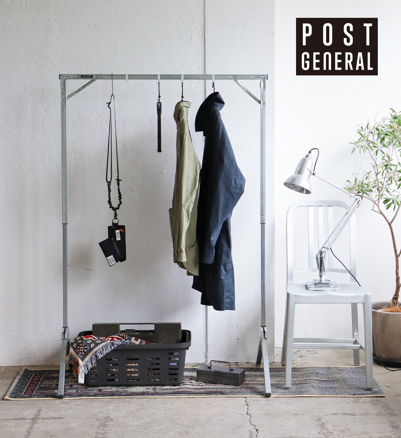 楽天市場】【特典付き】 エキシビション フォルダブルハンガーラック