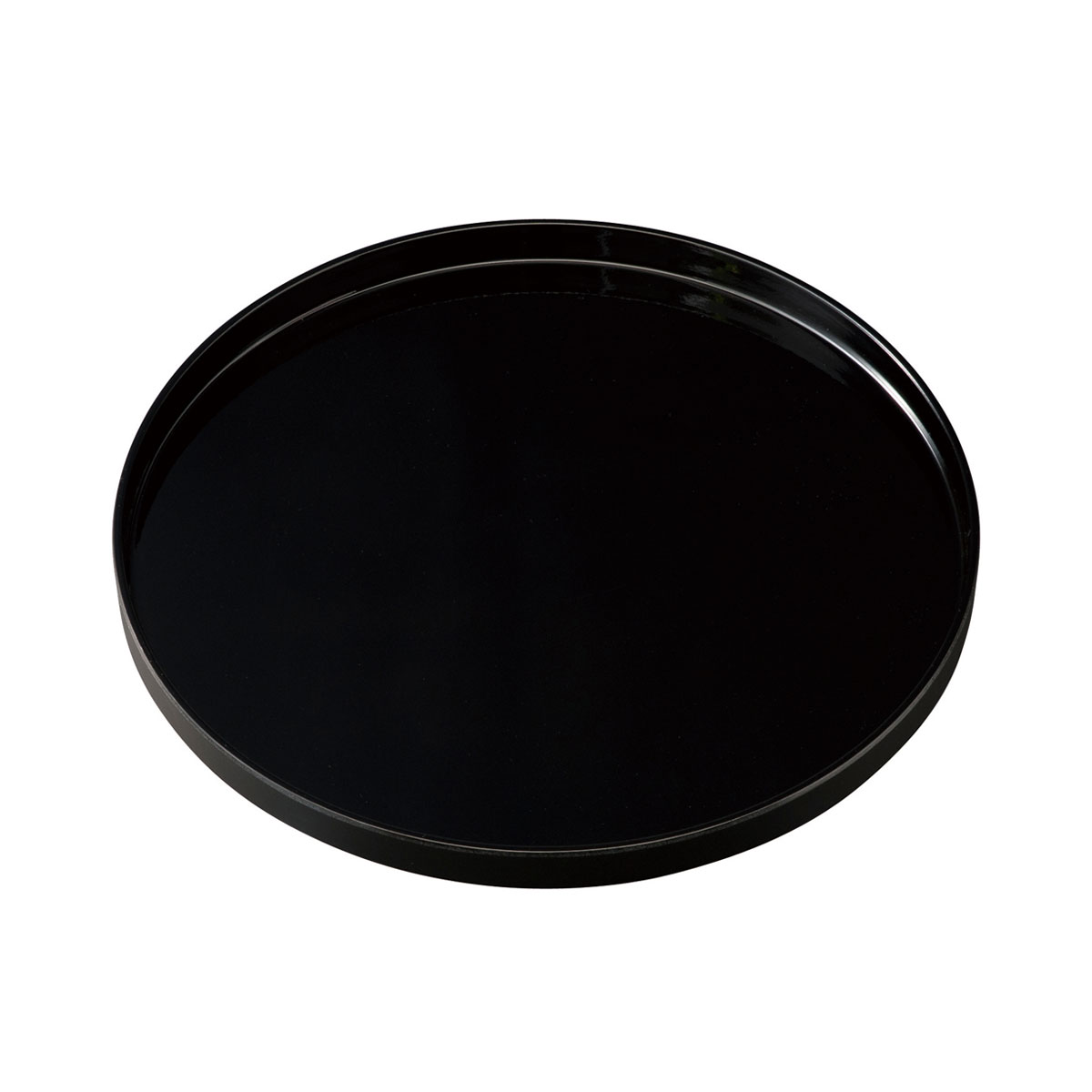 楽天市場】【2点5%クーポン 10日まで】 紀州塗り 尺寸 丸盆 黒塗 お盆