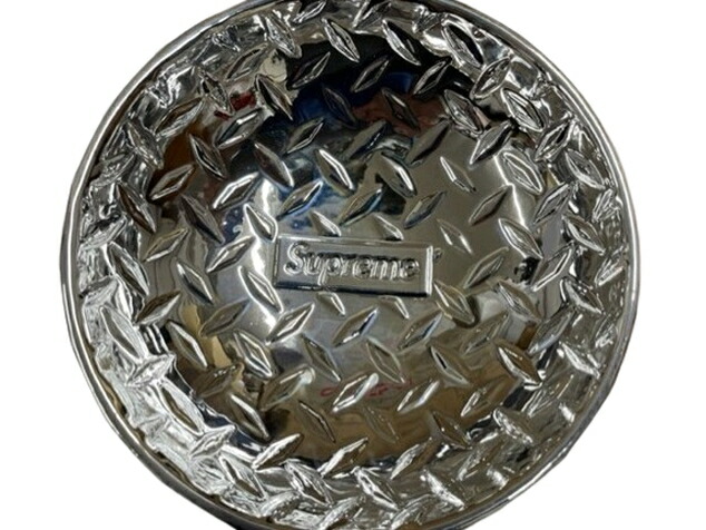 楽天市場】【Supreme Diamond Plate Dog Bowl Silver シュプリーム