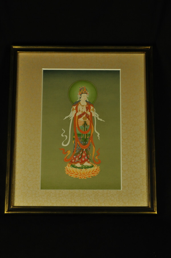 楽天市場】肉筆仏画 観音菩薩 : 仏像仏画チベット美術卸の天竺堂