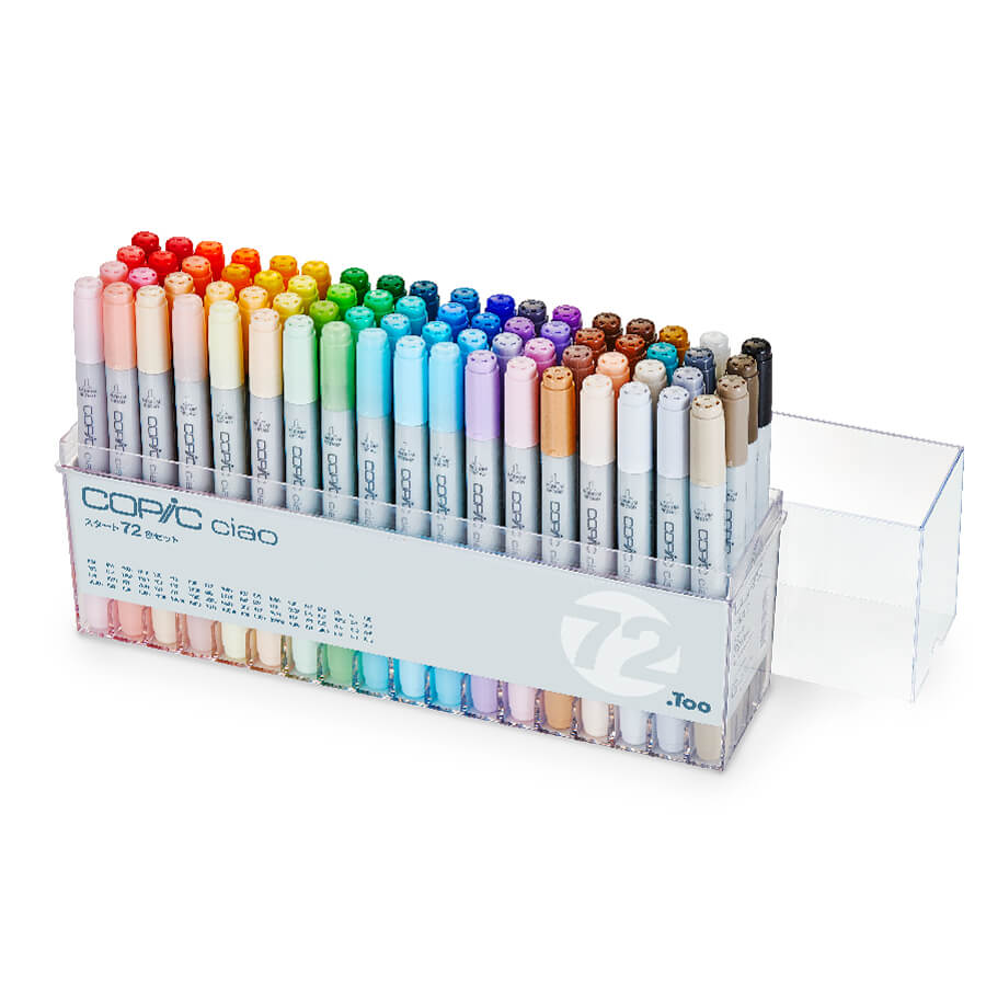 楽天市場】コピック マルチライナー4本組 カラーセット 0.3 : 中善画廊
