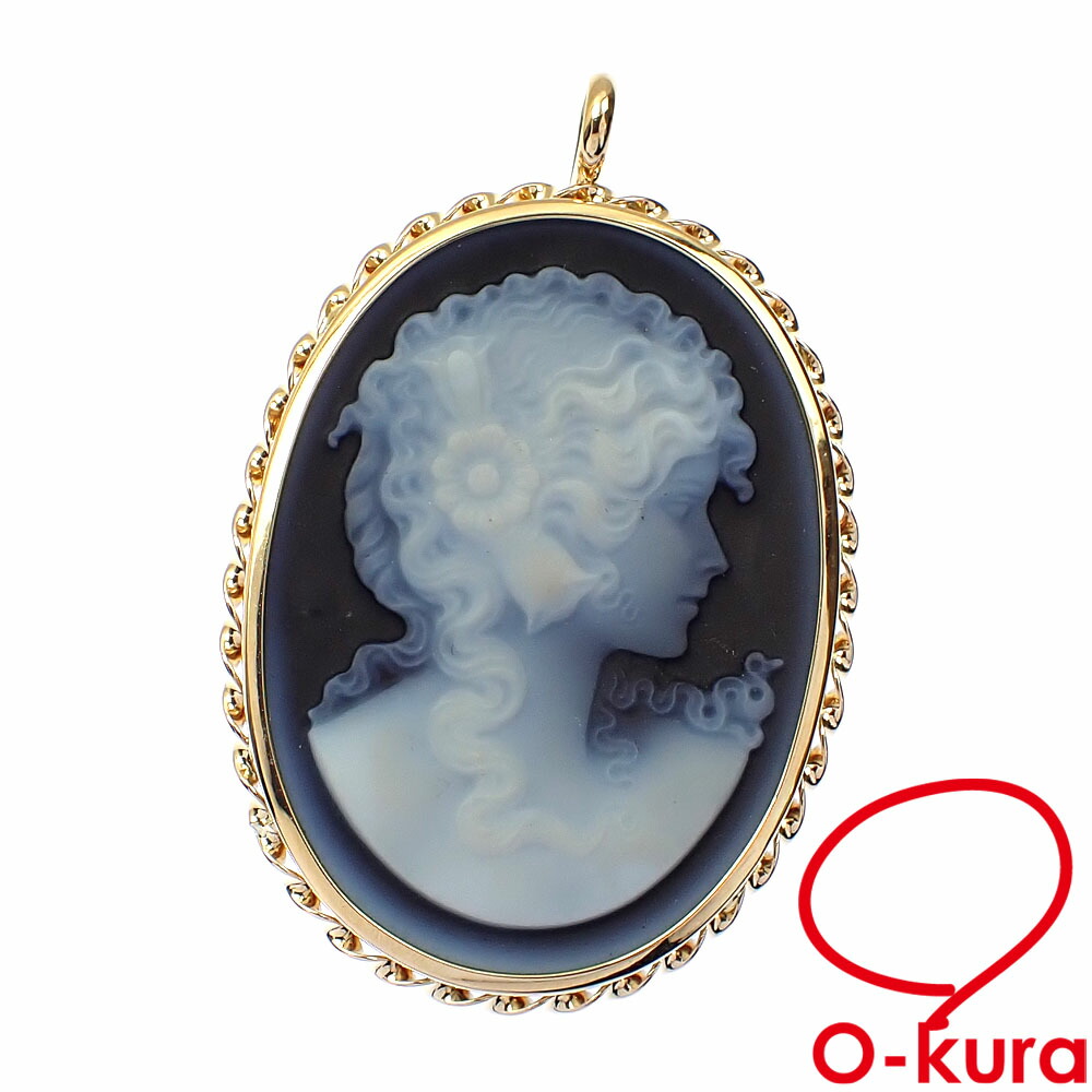 楽天市場】カメオ メタルカメオ アビレ K18 Pt900 プラチナ ゴールド