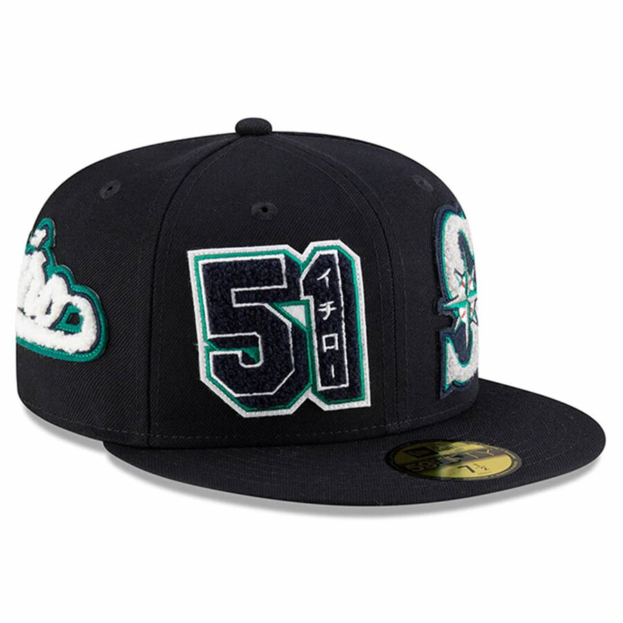 楽天市場】イチロー永久欠番記念モデル ニューエラ キャップ 59FIFTY
