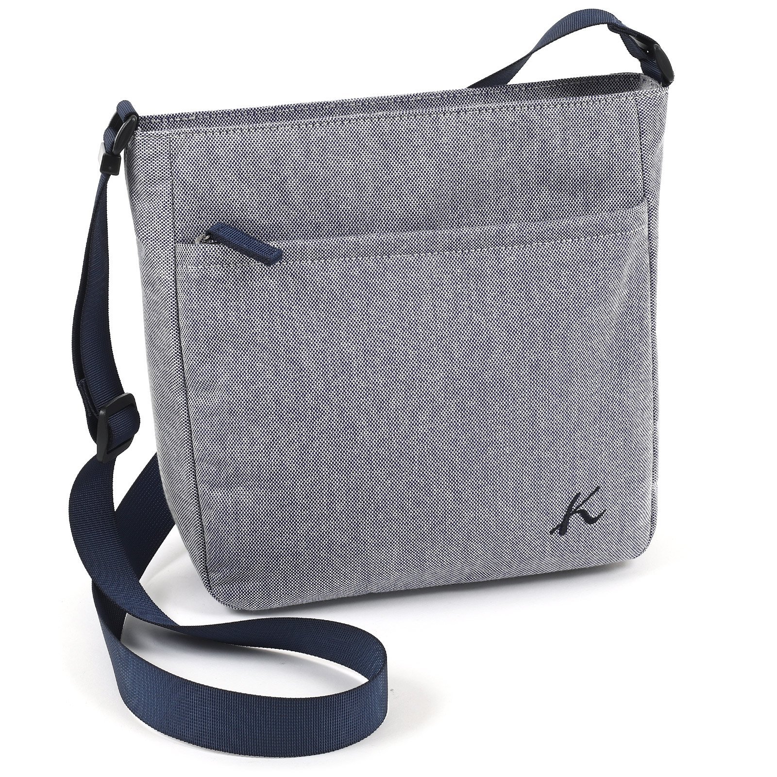 Kitamura 電車イラスト ショルダーバッグ ネイビー Kitamura 電車