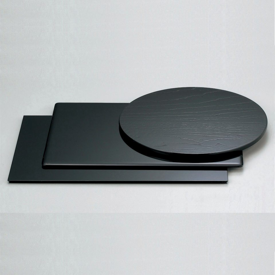 楽天市場】【茶器/茶道具 薄板（花入用敷板・花台）】 丸花香台 拭漆