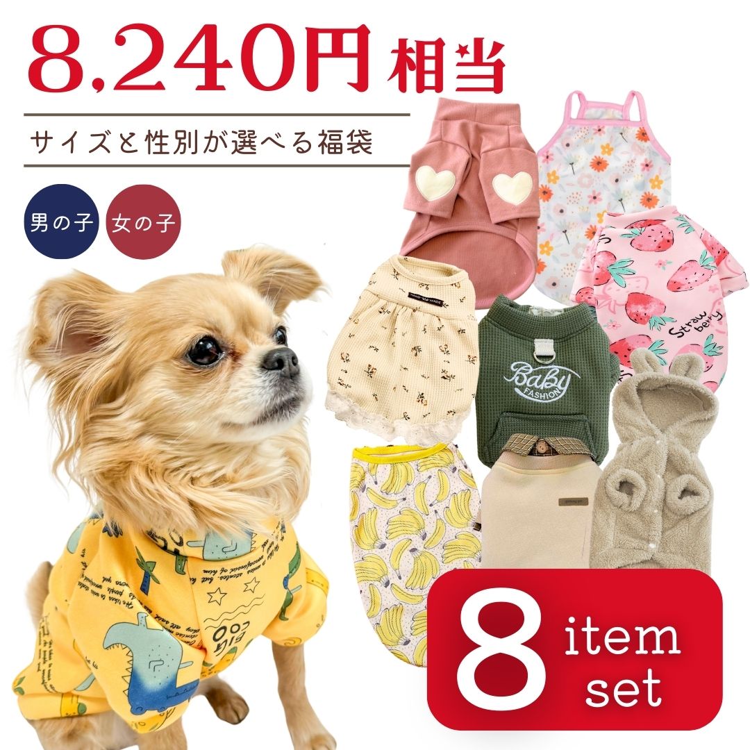 楽天市場】2026わんわん福袋 5点入り ドッグウエア ラッキーバッグ