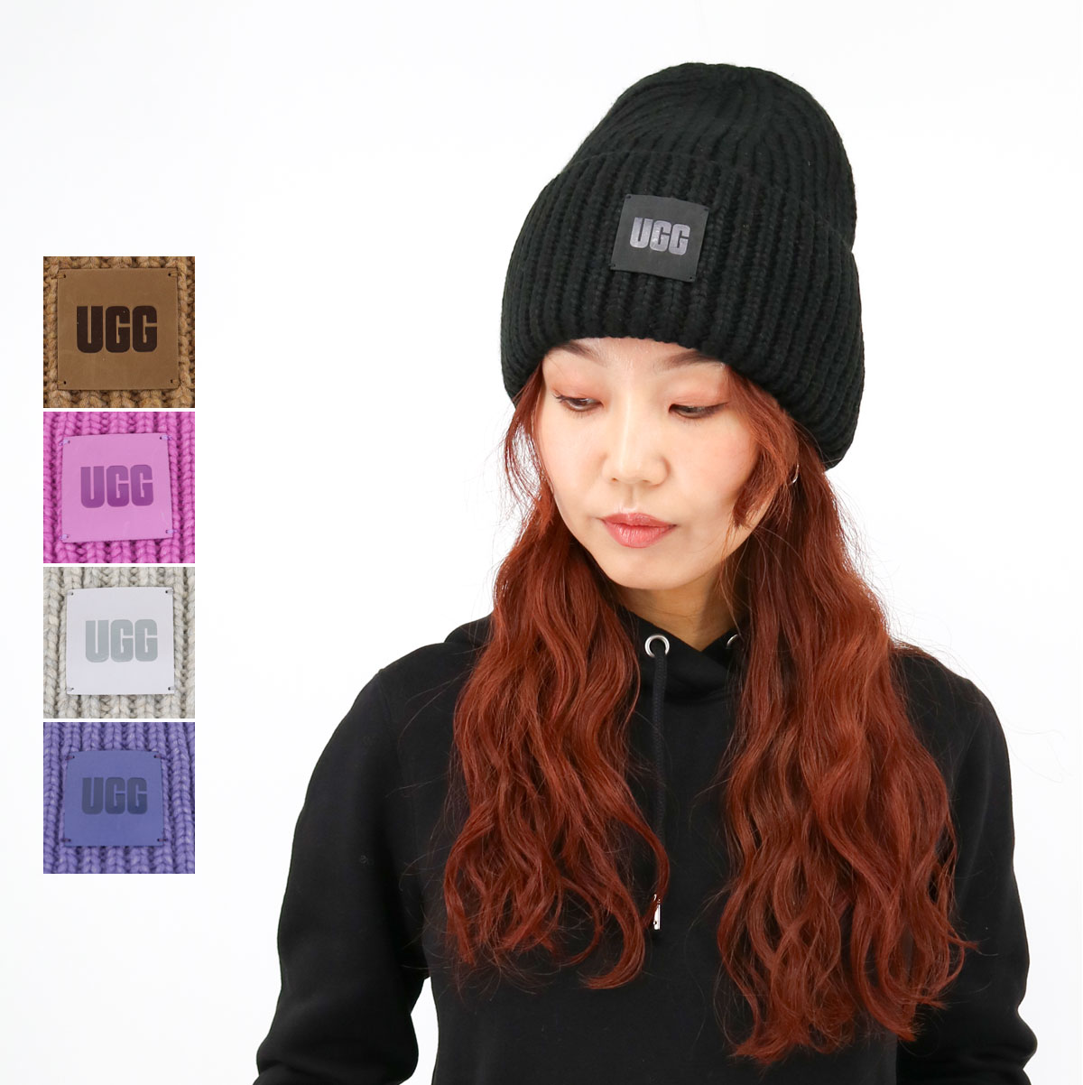 楽天市場】□UGG アグ 20061 U CHUNKY RIB BEANIE チャンキーリブ