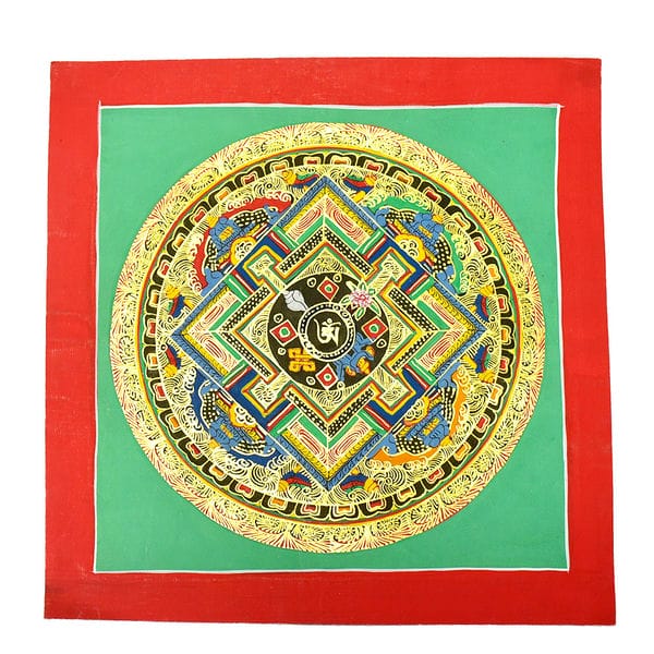 値下げ手画き種字曼陀羅青チベット