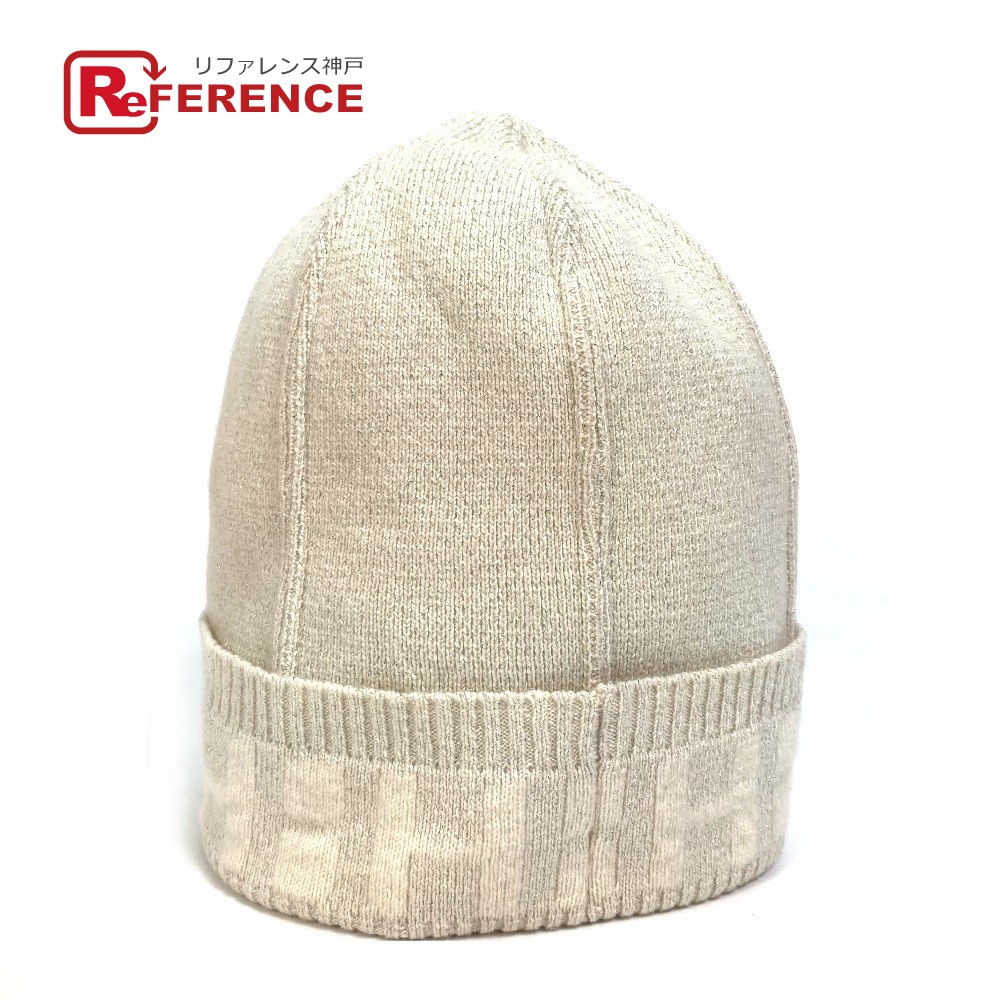 HERMES エルメス ニット帽 帽子 ビーニー カシミヤ キャップ ベージュ