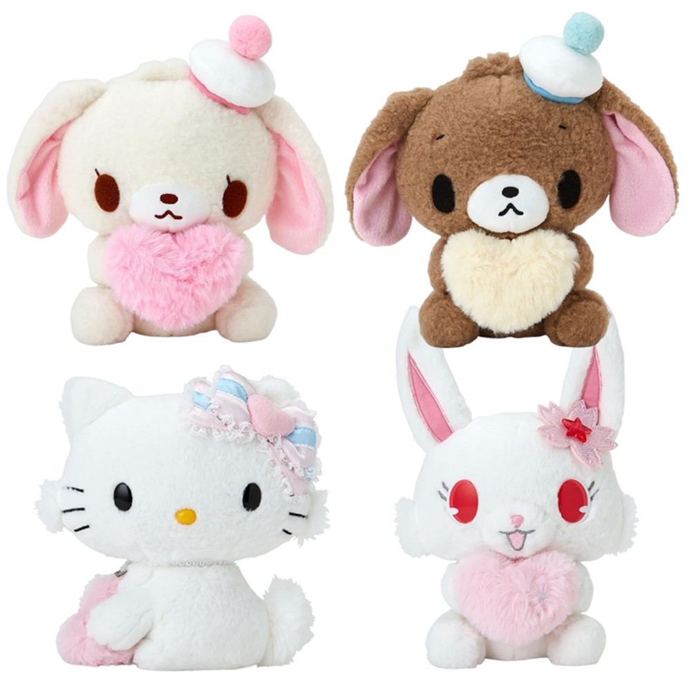 サンリオ☆激レア シュガーバニーズ マスコット シロウサ クロウサ