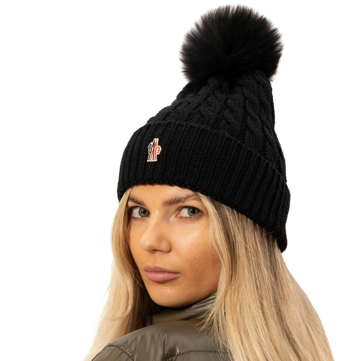 楽天市場】MONCLER モンクレール 帽子 キッズ ベア ニットキャップ