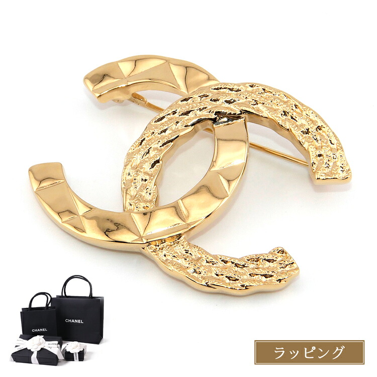 楽天市場】【ラッピング済】シャネル ブローチ ココマーク CCマーク