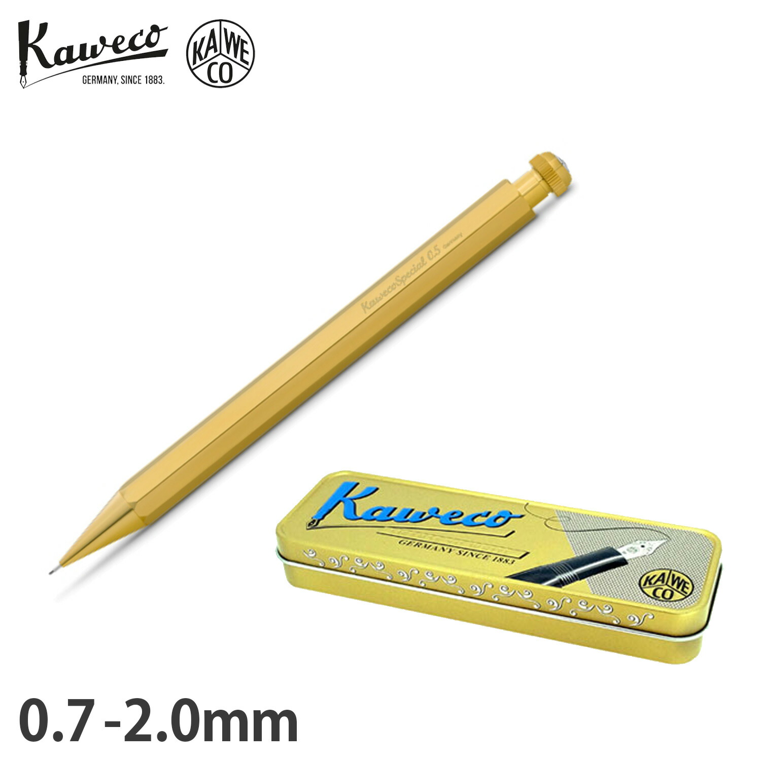 楽天市場】Kaweco カヴェコ BRASS Sport ブラススポーツ 0.7mm