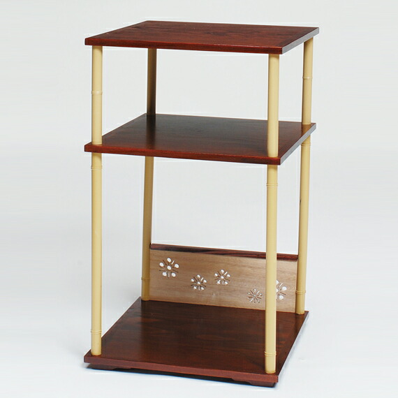 楽天市場】【茶道具 / 棚】 仙翁棚 (せんおうたな) 溜 中村宗悦 作