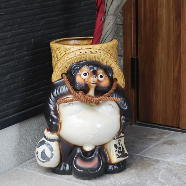 楽天市場】傘立て 信楽焼 狸傘立て かさたて 陶器 信楽焼かさたて 陶器