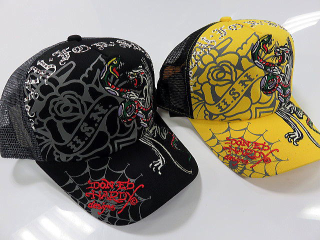 楽天市場】ED HARDY エドハーディー Embroidery Mesh Cap 刺繍メッシュ