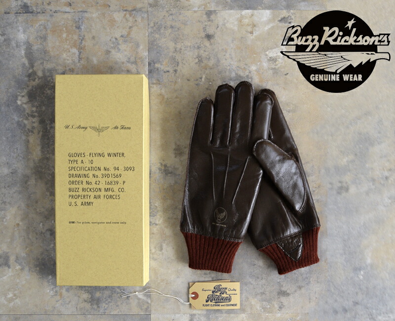 バズリクソン A-10 グローブ サイズ8 1/2 赤リブ Buzz Rickson's