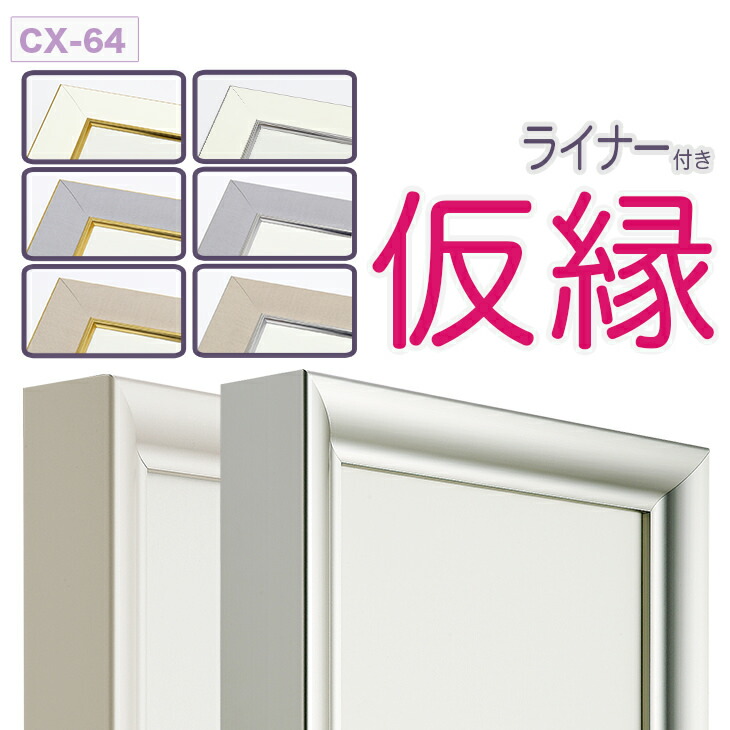 楽天市場】仮縁仮額 出展用額縁【cx64 50号】キャンバス用 油縁 日本画