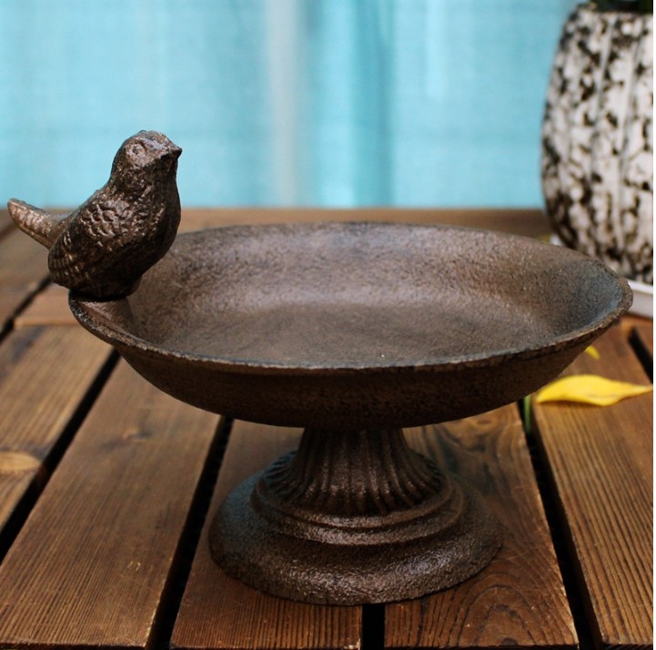 楽天市場】バードフィーダー アイアン スタンド 小鳥 水浴び オブジェ