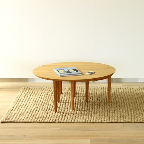 バルーン スライドテーブル3枚 (ホワイトオーク) | 高野木工(TAKANO