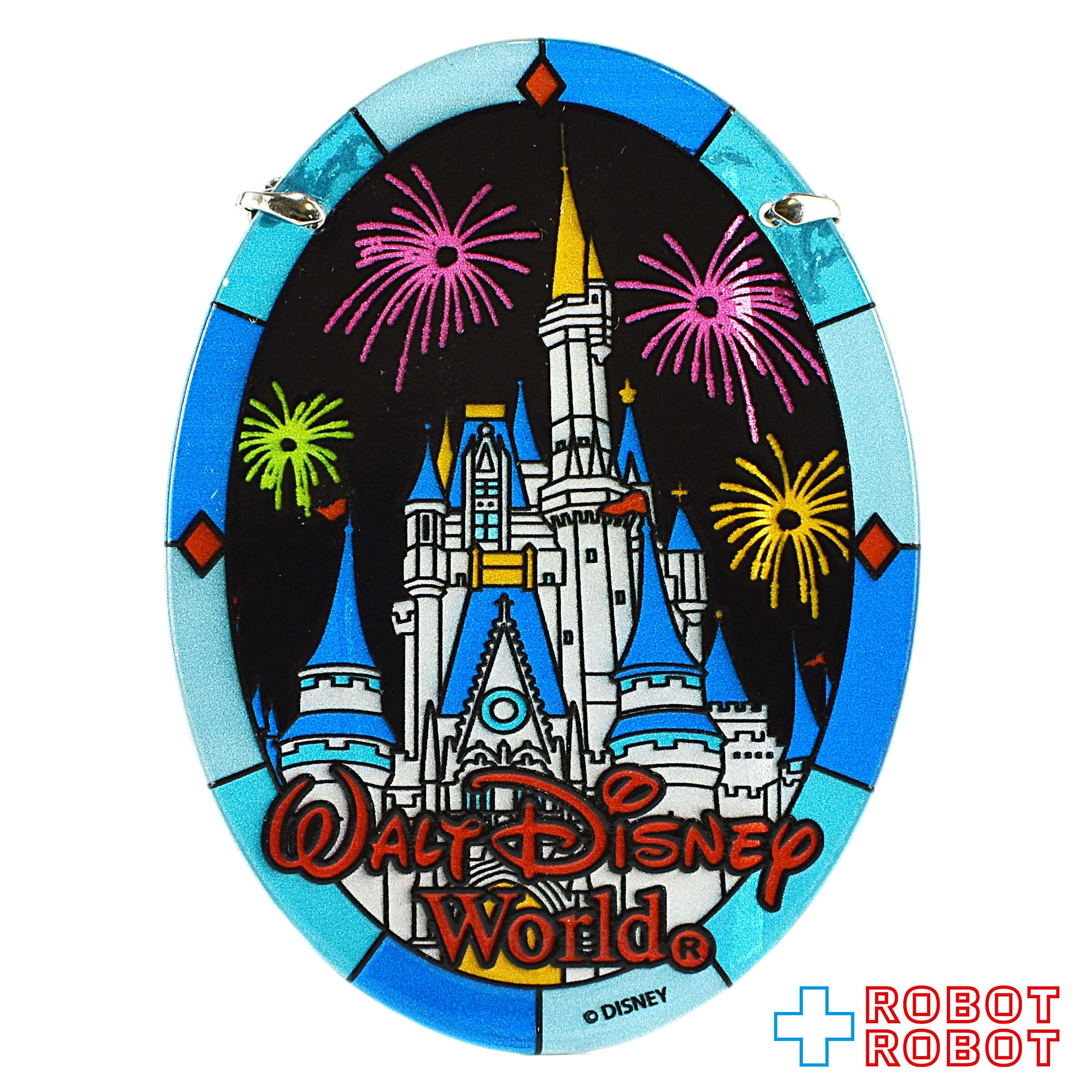 TDR 東京ディズニーランド シンデレラ城 楕円形 ステンドグラス