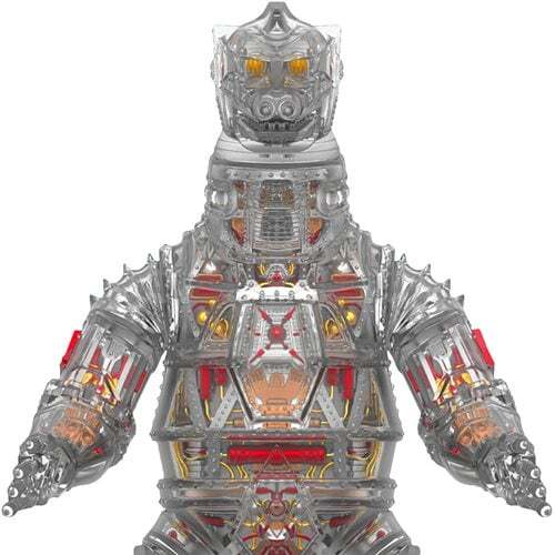 スーパー7 東宝 スーパーサイボーグ メカゴジラ (クリア) 11インチ