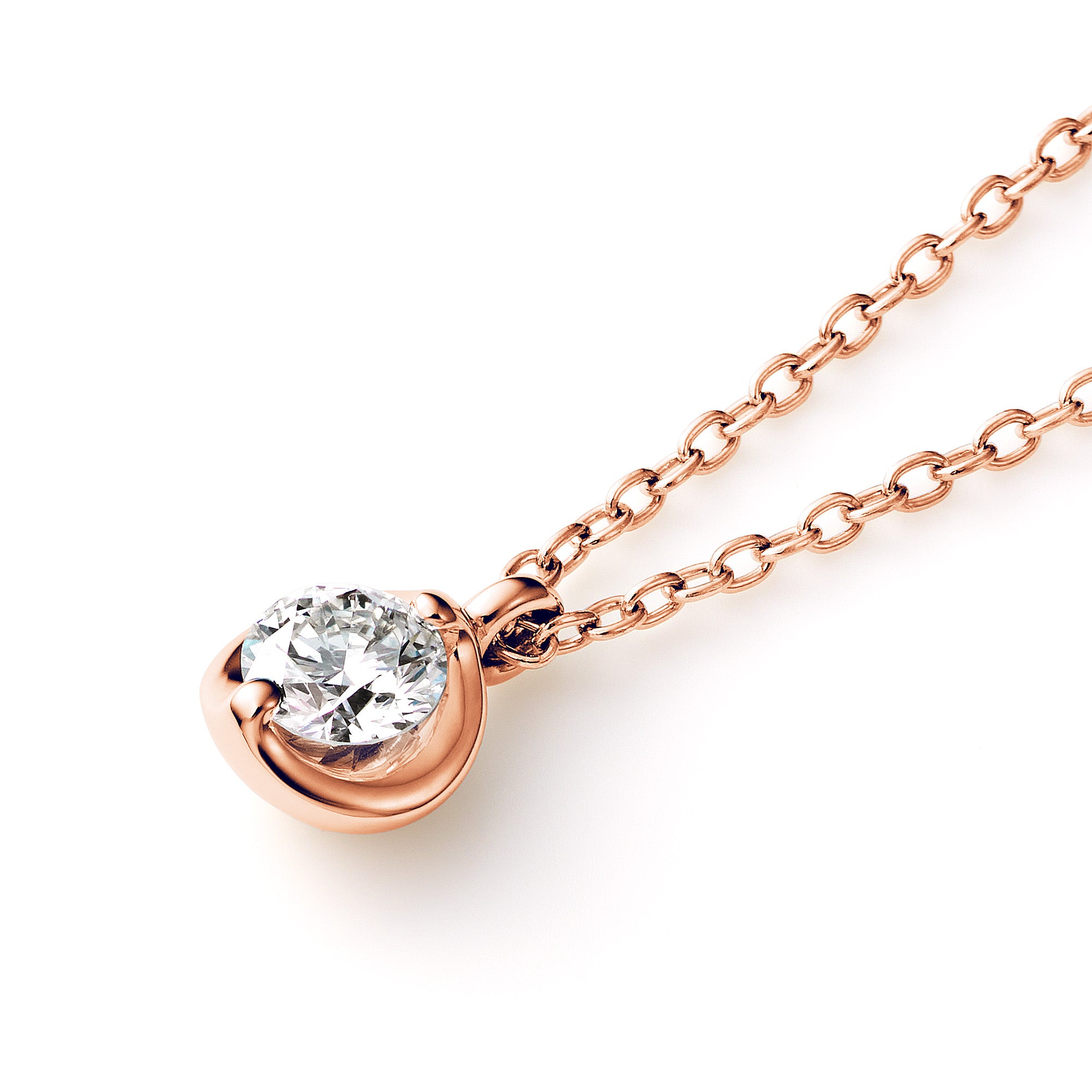 エーデル K18ピンクゴールド ダイヤモンドペンダント0.15ct JPI0082PG