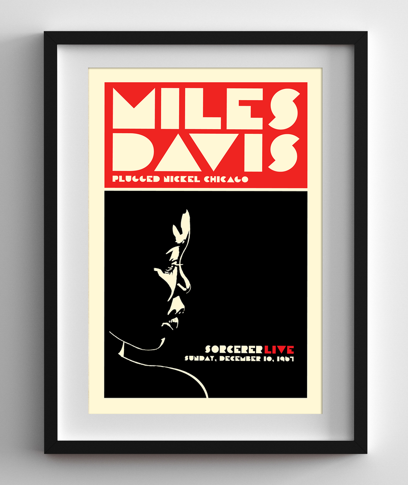 ミュージシャン Miles Davis vintage poster ミュージシャン Miles