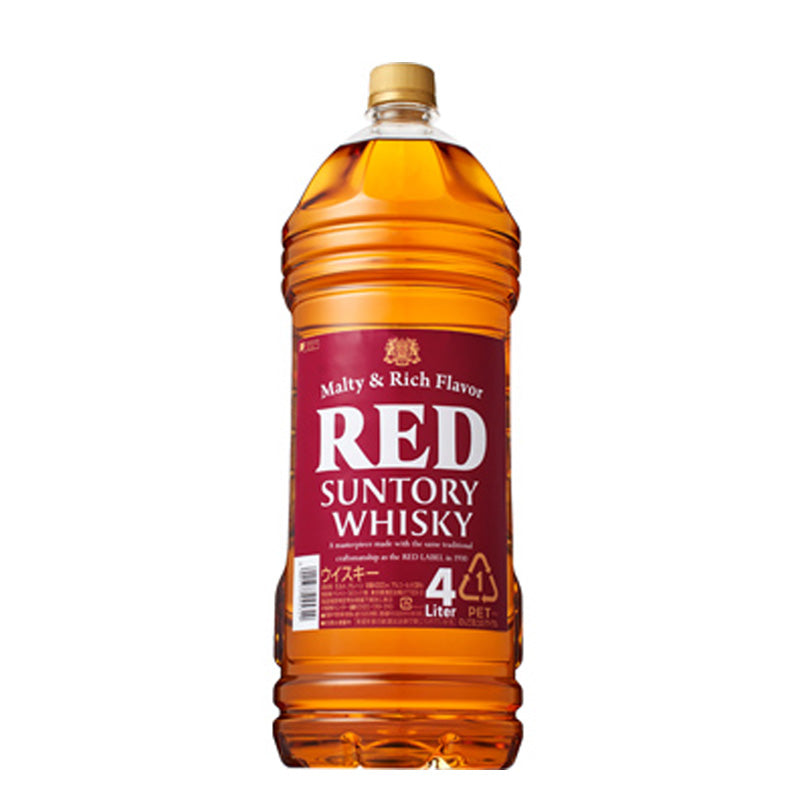さらにお得な大容量】サントリー ウイスキー レッド《ペット 4000ml×4