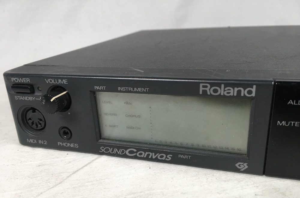 Roland ローランド SC-55 MIDI サウンド ジェネレーター 動作品 Roland