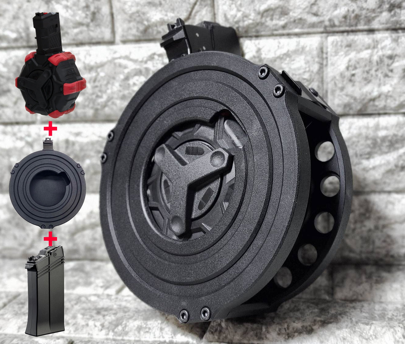 東京マルイ SAIGA-12用 350連ドラムマガジンキット – Sabsta（サバスタ