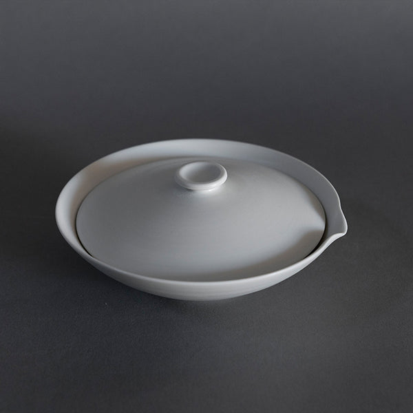 煎茶道具 備前焼 明光窯 蟹摘蓮葉 宝瓶 急須 共箱 D R6073 【公式通販】