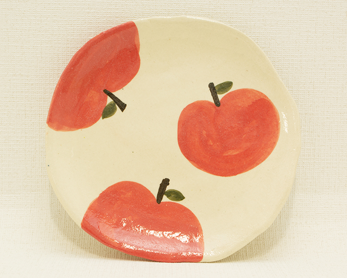和雑貨 四季彩堂 オンラインショップ / 信楽焼 りんご5.5寸皿