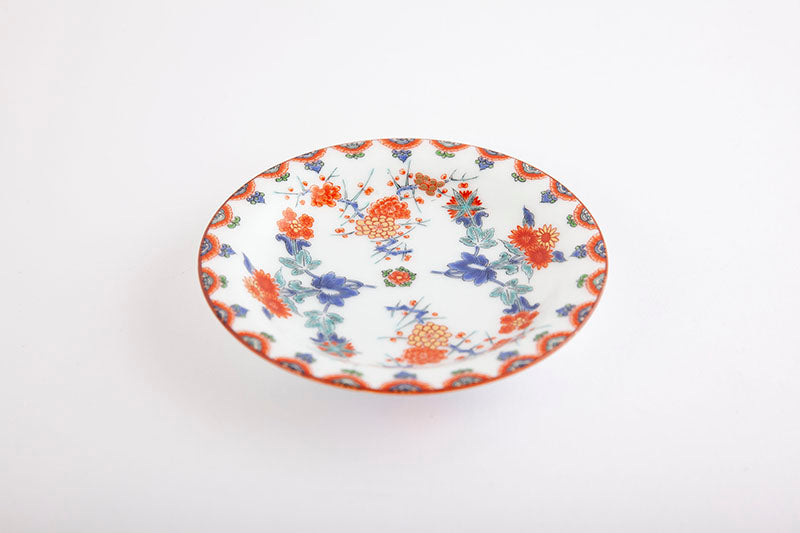 色絵梅菊文【小皿】｜有田焼なら賞美堂本店オンラインショップ