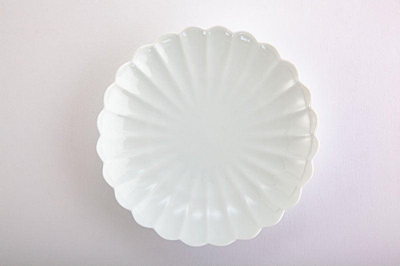 白磁菊割【銘々皿】｜有田焼なら賞美堂本店オンラインショップ