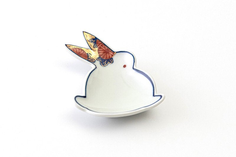 なます皿 兎 ウサギ 古伊万里 江戸 アマテ ロ号 なます皿 兎 ウサギ 古