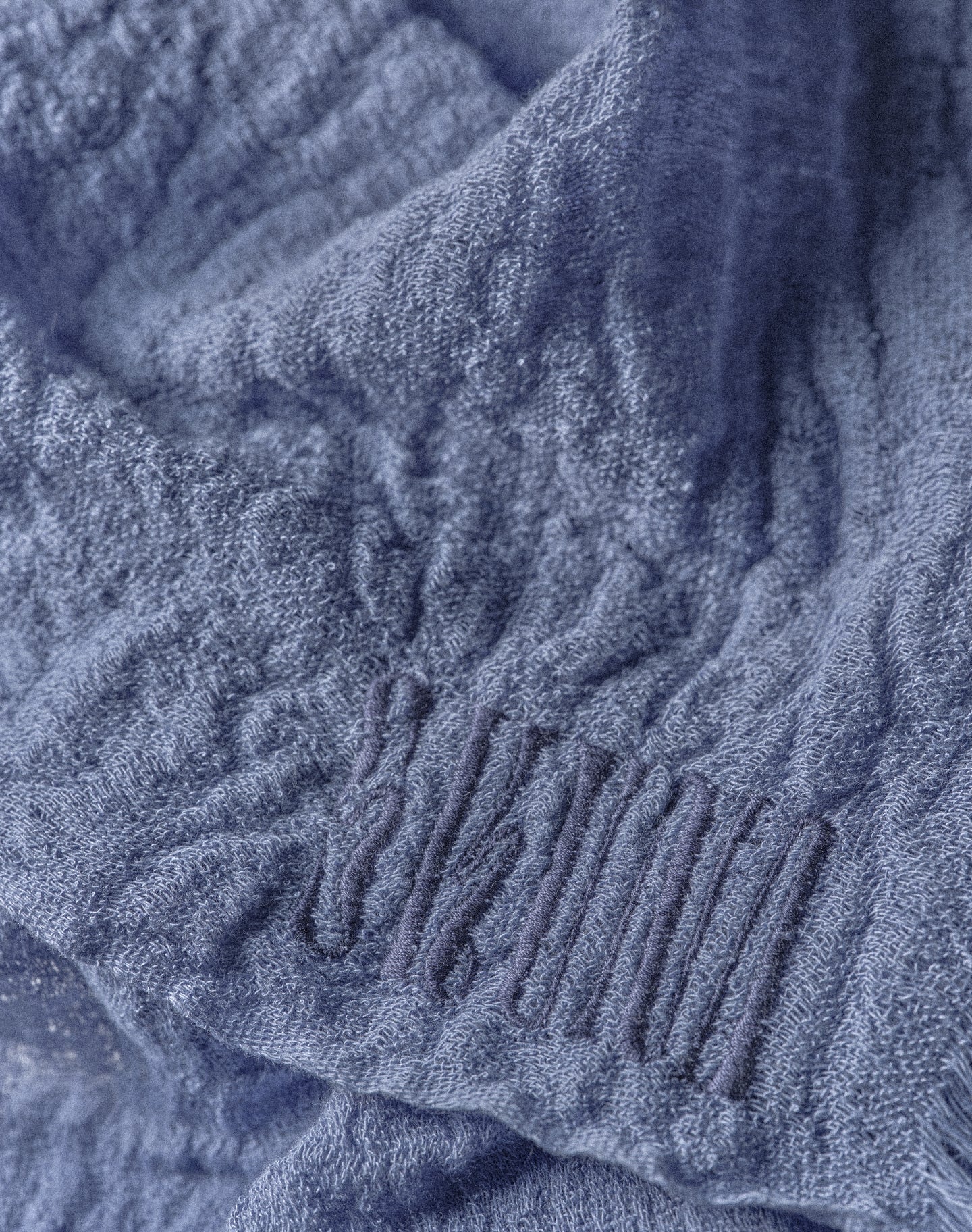 SKUNAかや織ヘアタオル（hazy blue） – SKUNA-BATH