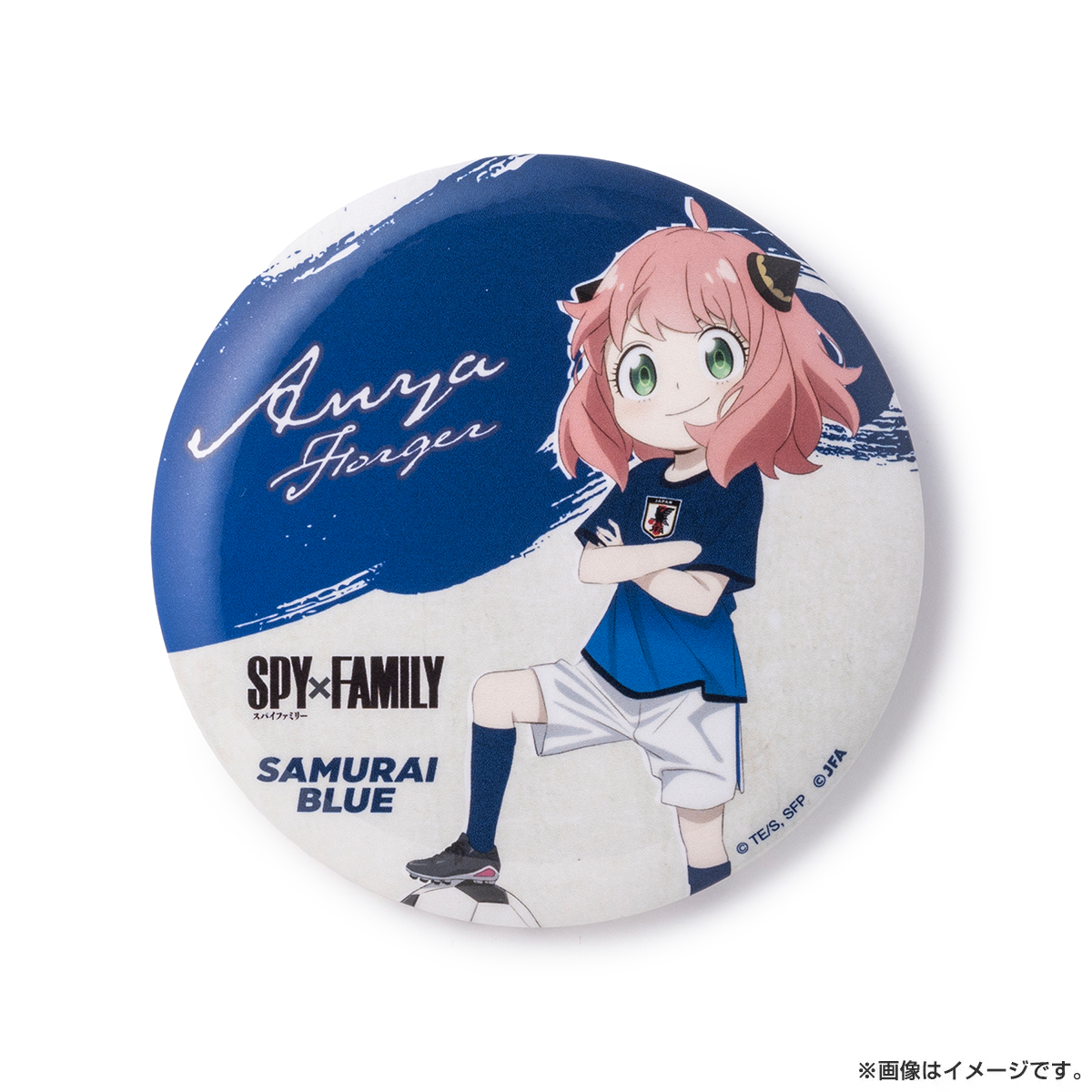 SPY×FAMILY トレーディングドデカ缶バッジ サッカー日本代表ver.