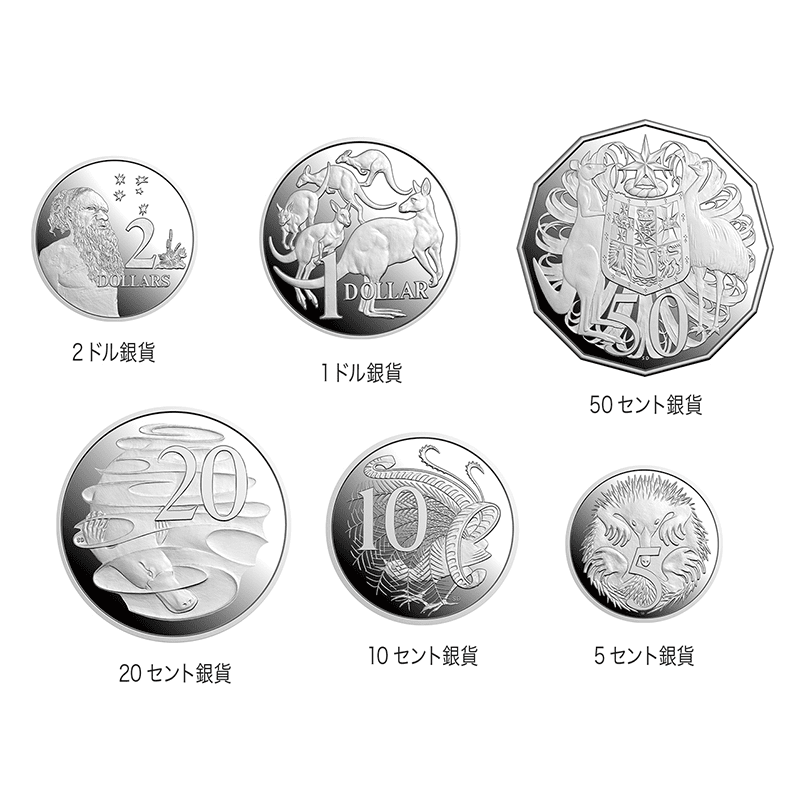 オーストラリア 2025年 国王チャールズ3世 通常貨銀貨6種プルーフ