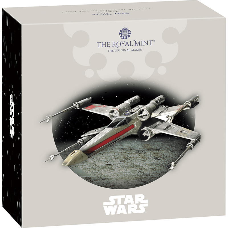供給元問合せ】英国 2024年 スター・ウォーズ Xウイング 10ポンド銀貨