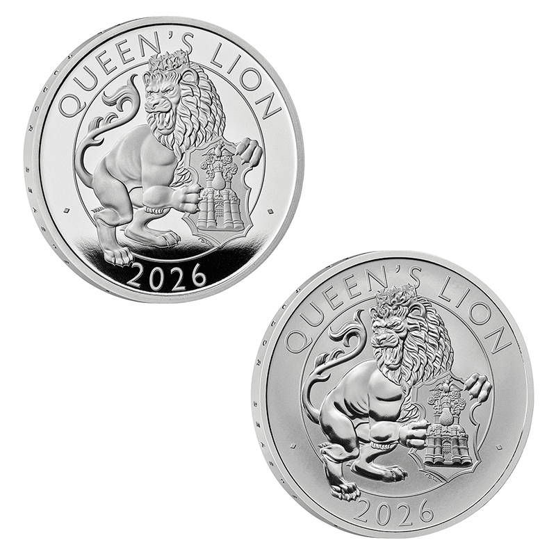 英国 2026年 テューダー家紋章の獣コレクション 女王のライオン 2