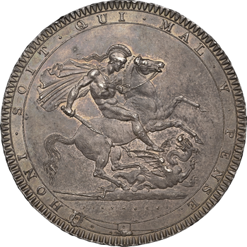 最終価格】1845年 イギリス ヴィクトリア女王 クラウン銀貨 ヤング