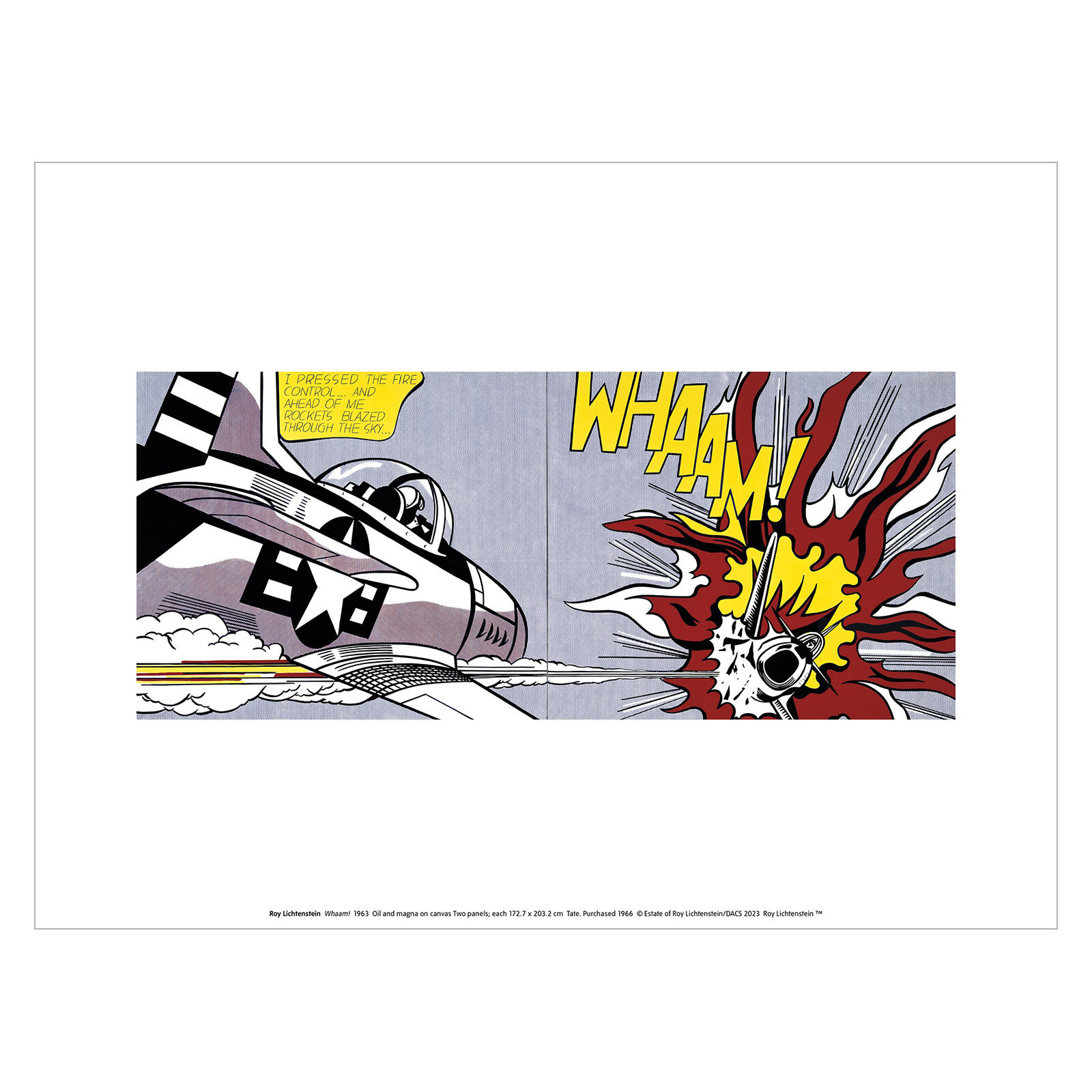 ロンドン テートギャラリー ロイリキテンシュタイン WHAAM! ART FILE